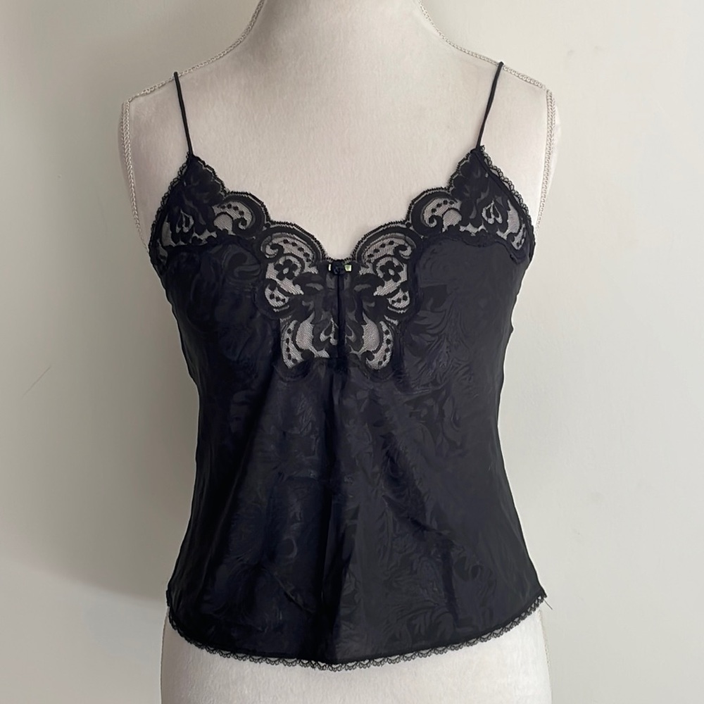 Vintage LA II Black Lingerie Top